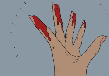 menstruation-zyklus-regel-blut-zykluscoach-hand-illustration