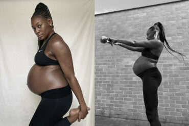 Nike Sportlerin in der Schwangerschaft Sport