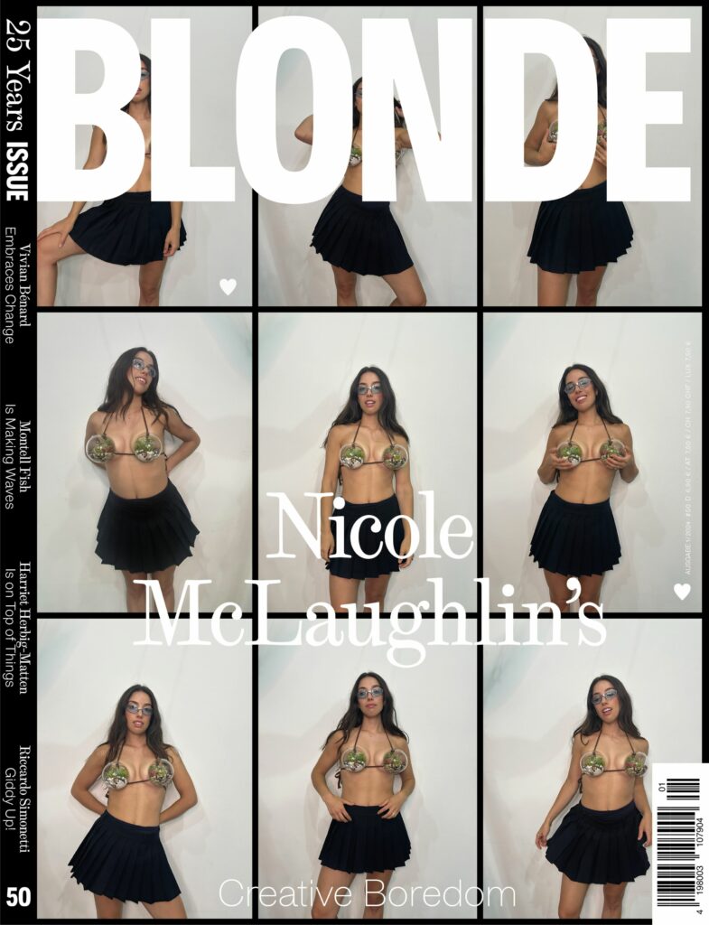 Nicole McLaughlin auf dem Cover der BLONDE #50