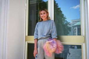 Wana aka Werner mit ihrem neuen Haustier           